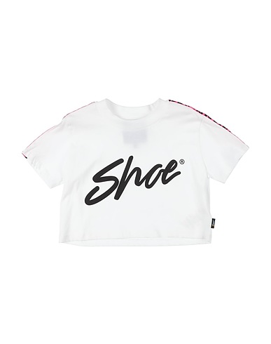SHOE T-shirt White 100% Cotton