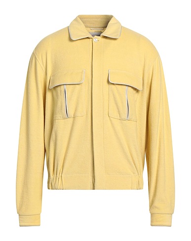 AGNONA Camisa lisa Amarillo 80% Algodón, 20% Lino