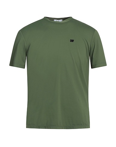 PMDS PREMIUM MOOD DENIM SUPERIOR Basic T-Shirt Military green 86% Polyamide, 14% Elastane
