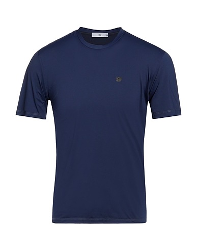 PMDS PREMIUM MOOD DENIM SUPERIOR Basic T-shirt Navy 86% Polyamide, 14% Elastane