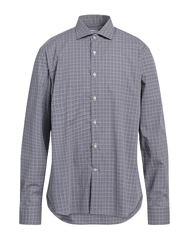 GHIRARDELLI Camicia fantasia Blu notte 100% Cotone