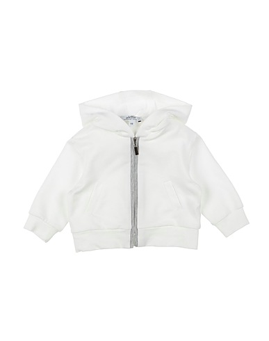 ALETTA Hooded sweatshirt White 94% Cotton, 6% Elastane