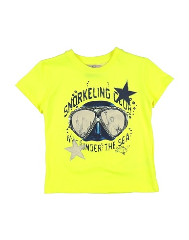 FRED MELLO T-shirt Yellow 50% Cotton, 50% Polyester