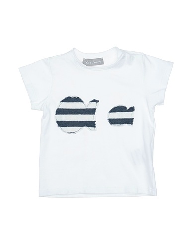 KID'S COMPANY T-shirt Bianco 94% Cotone, 6% Fibre elastiche