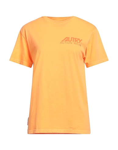 AUTRY T-shirt Arancione 100% Cotone