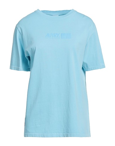 AUTRY T-Shirt Himmelblau 100% Baumwolle