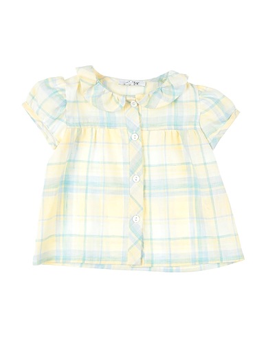 ALETTA Camicie  e bluse fantasia Giallo pastello 100% Lino