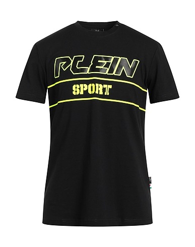 PLEIN SPORT T-shirt Nero 95% Cotone, 5% Elastan