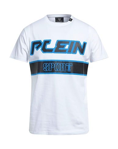 PLEIN SPORT T-shirt White 95% Cotton, 5% Elastane