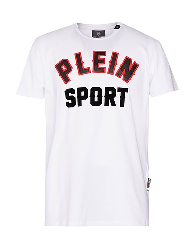 PLEIN SPORT T-shirt Rosso 100% Cotone