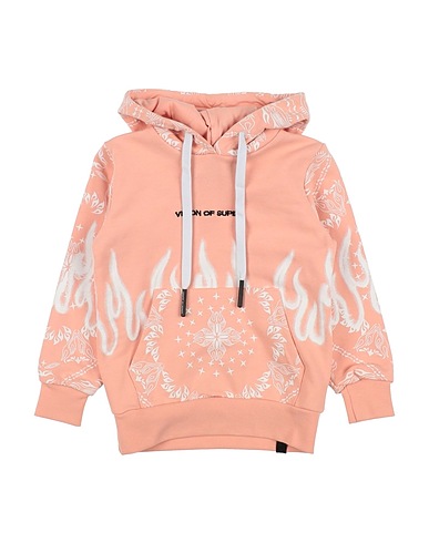VISION OF SUPER Felpa Rosa 100% Cotone