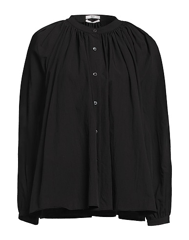 CO Camicie e bluse tinta unita Nero 63% Cotone, 37% Nylon
