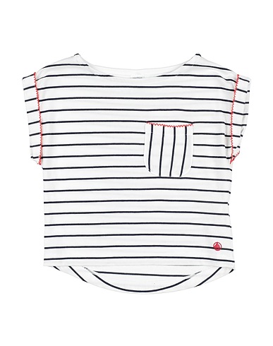 PETIT BATEAU T-shirt Λευκό 100% Βαμβάκι