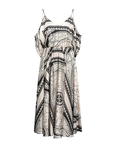 BEATRICE .B Midi dress Beige 100% Polyester
