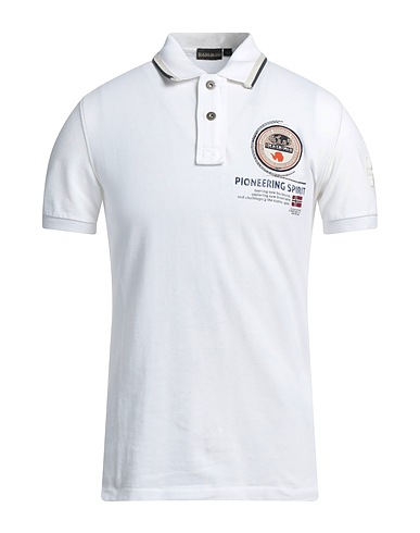 NAPAPIJRI Polo shirt White 100% Cotton