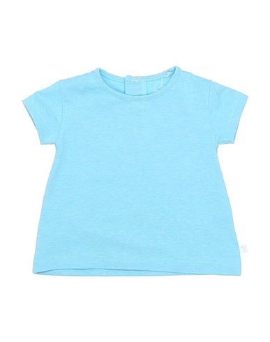 LARANJINHA T-shirt Bleu d'azur 97% Coton, 3% Élasthanne