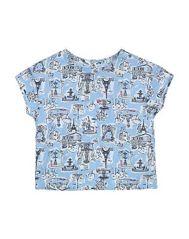 PETIT BATEAU Top Azure 100% Cotton
