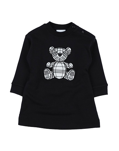 BURBERRY Vestito Baby  Nero 100% Cotone