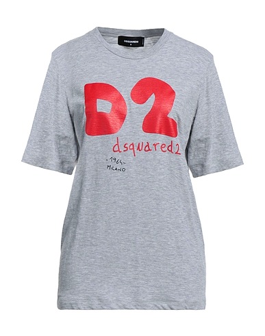 DSQUARED2 T-shirt Grey 88% Cotton, 12% Viscose