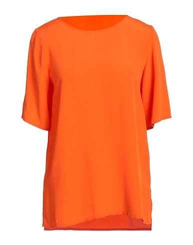 BEATRICE .B Top Orange 83% Acetate, 17% Silk