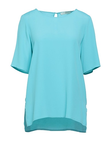BEATRICE .B Top Turquoise 83% Acetate, 17% Silk