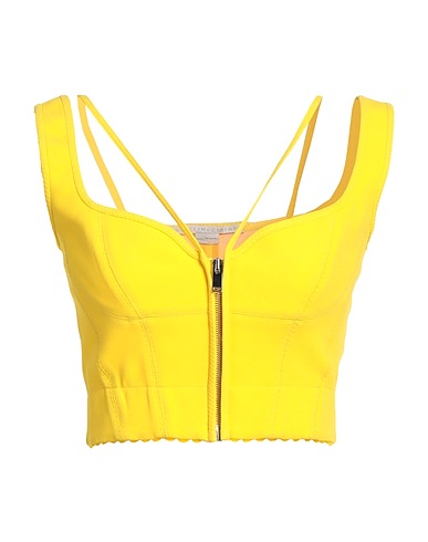 STELLA McCARTNEY Bustier Yellow 51% Viscose, 47% Acetate, 2% Elastane