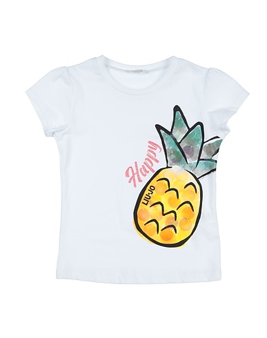 LIU •JO T-shirt White 95% Cotton, 5% Elastane, Polyethylene