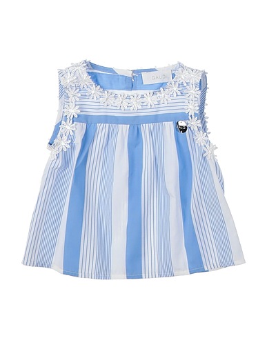 GAUDÌ Top Sky blue 100% Cotton