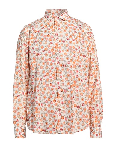 BASTONCINO Patterned shirt White 100% Cotton