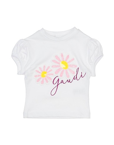 GAUDÌ T-shirt White 95% Cotton, 5% Elastane