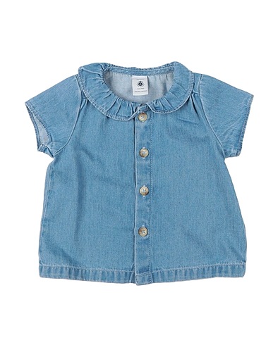 PETIT BATEAU Denim shirt Blue 100% Cotton