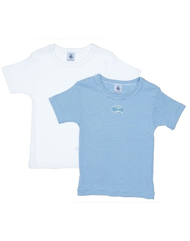 PETIT BATEAU T-shirt Azure 100% Organic cotton