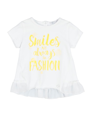 BYBLOS T-shirt White 90% Cotton, 10% Elastane