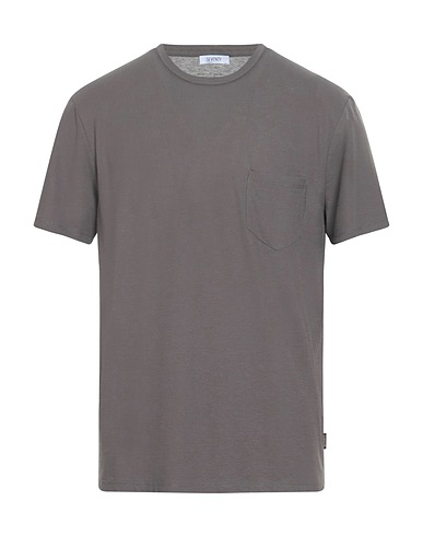 SEVENTY VENEZIA Basic t-Shirt Γκρι 100% Βαμβάκι