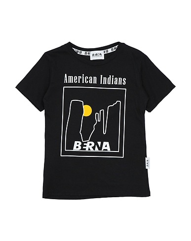 BERNA T-Shirt Schwarz 100% Baumwolle