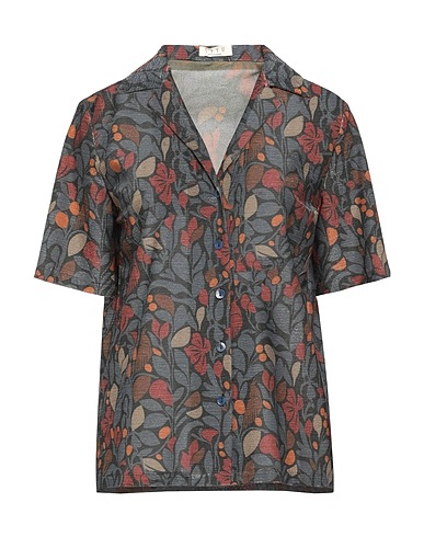 SIYU Camicie e bluse a fiori Piombo 51% Poliestere, 37% Poliammide, 12% Elastan