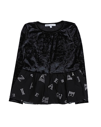 PATRIZIA PEPE Top Black 95% Polyester, 5% Elastane, Nylon