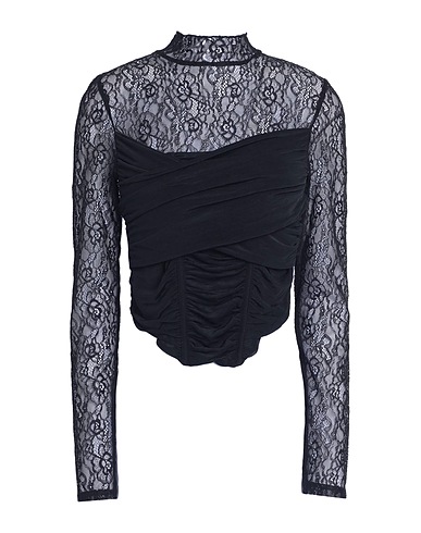 TOPSHOP Evening top Black 87% Polyamide, 13% Elastane
