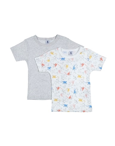 PETIT BATEAU T-shirt Grey 100% Cotton