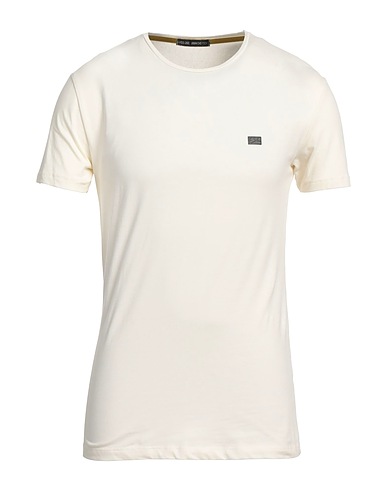 YES ZEE by ESSENZA T-shirt basique Ivoire 95% Coton, 5% Élasthanne