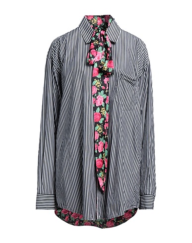 BALENCIAGA Striped shirt Charcoal 100% Cotton, Polyester