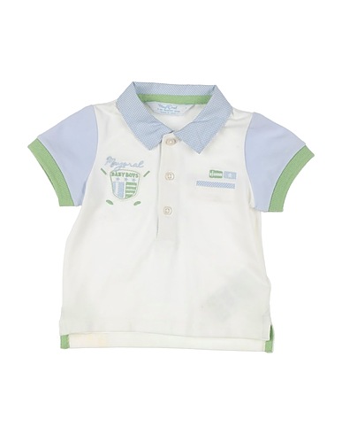 MAYORAL Polo shirt White 92% Cotton, 8% Elastane
