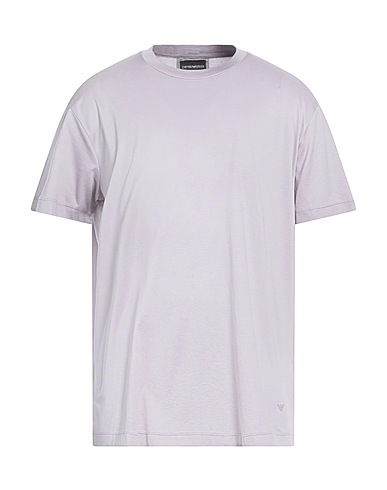 EMPORIO ARMANI Basic T-shirt Grey 70% Lyocell, 30% Cotton
