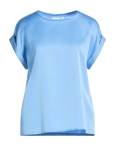 VILA Top Sky blue 100% Recycled polyester, Elastane