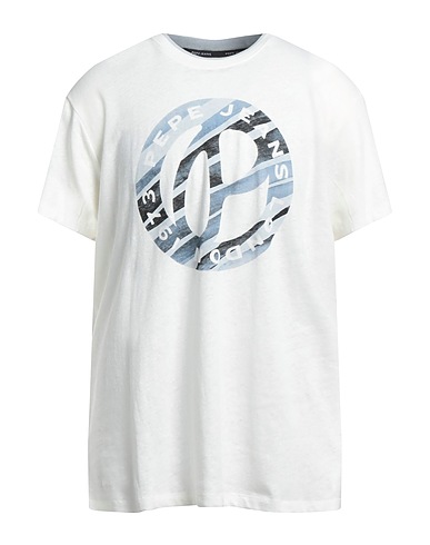 PEPE JEANS T-Shirt Weiß 50% Baumwolle, 50% Leinen