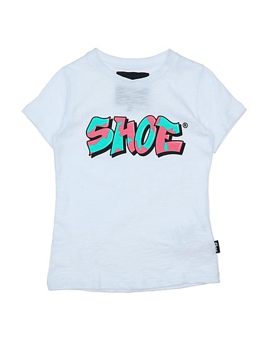 SHOE T-shirt White 100% Cotton