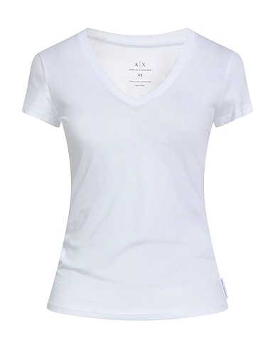 ARMANI EXCHANGE Basic T-Shirt White 100% Pima Cotton