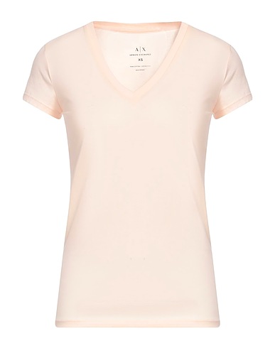 ARMANI EXCHANGE Basic T-Shirt Apricot 100% Pima Cotton