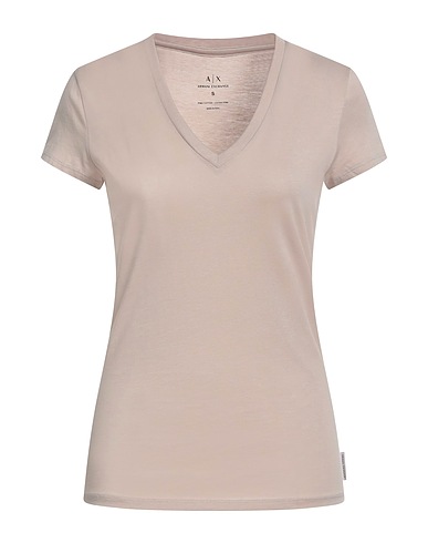 ARMANI EXCHANGE Basic T-Shirt Maulwurfsgrau 100% Pima-Baumwolle