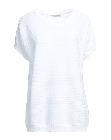 LE TRICOT PERUGIA Jumper White 100% Cotton